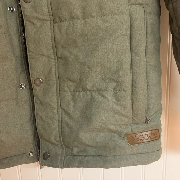 Columbia olive green quilted top ridge coat - Picture 5 of 12